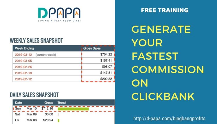 The Fastest Way To Your First Commission On Clickbank Using Bing Ads (Free Training Walkthrough)