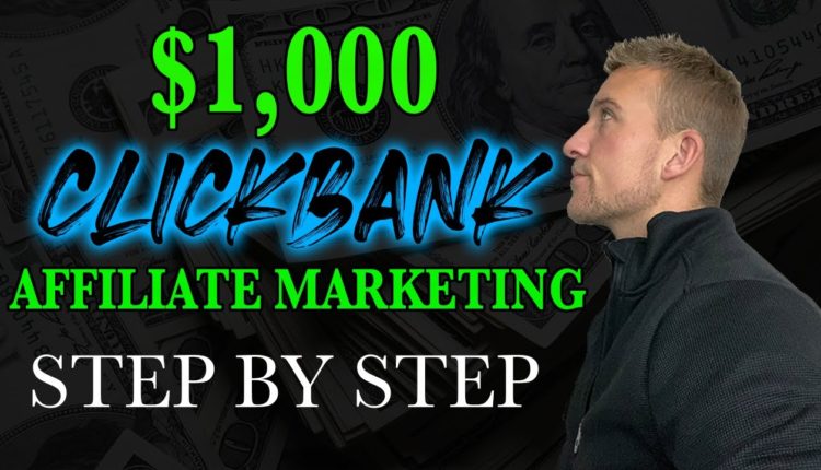 Free NEW Way To Make $1000+ With Clickbank Affiliate Marketing Best Beginners In 2021 (Step by Step)
