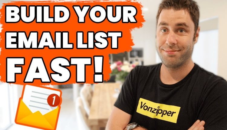 How To Build An Email List FAST & PROFITABLE! (Step By Step)