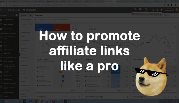 How to promote affiliate links like a pro (ClickBank, Rakuten Marketing..)