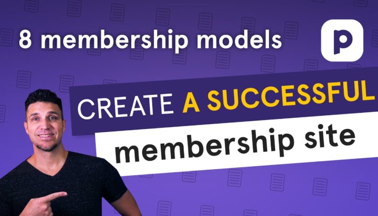 How to create a SUCCESSFUL MEMBERSHIP SITE (8 examples)