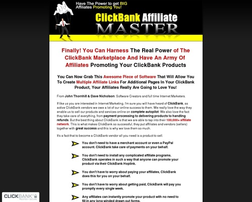 ClickBank Affiliate Master — ClickBank Affiliate Master - Clickbank Blog