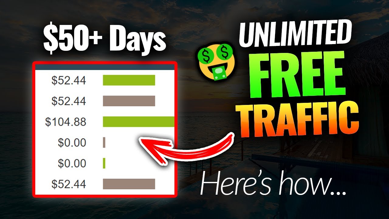 Earn $50+ EVERY Day With Unlimited FREE Traffic | Clickbank Affiliate