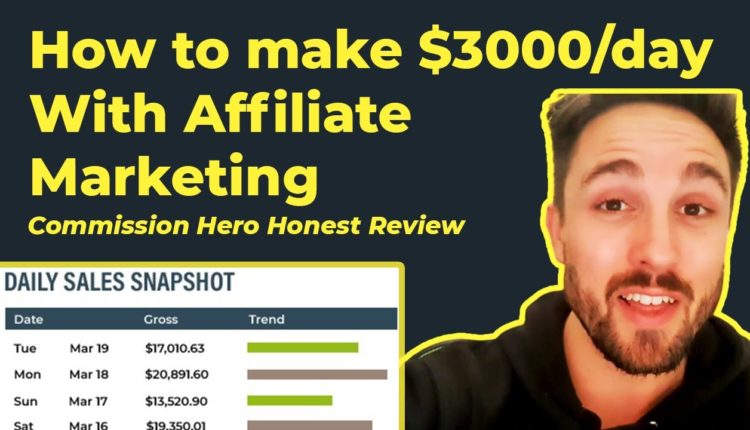 Commission hero review | how to make money with affiliate marketing on ClickBank 2021