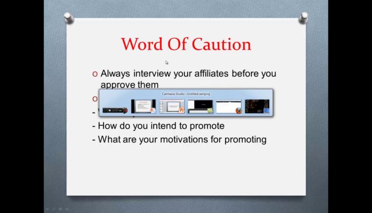 Dominating The Affiliate Marketplace and make money