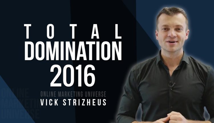 Vick Strizheus Webinar "Total Domination" | Advanced Traffic & Conversion | PART 1