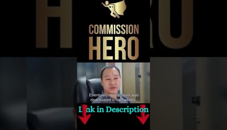 Commission Hero Review #RobbyBlanchard #Clickbank #affiliatemarketing #shorts #ytshorts