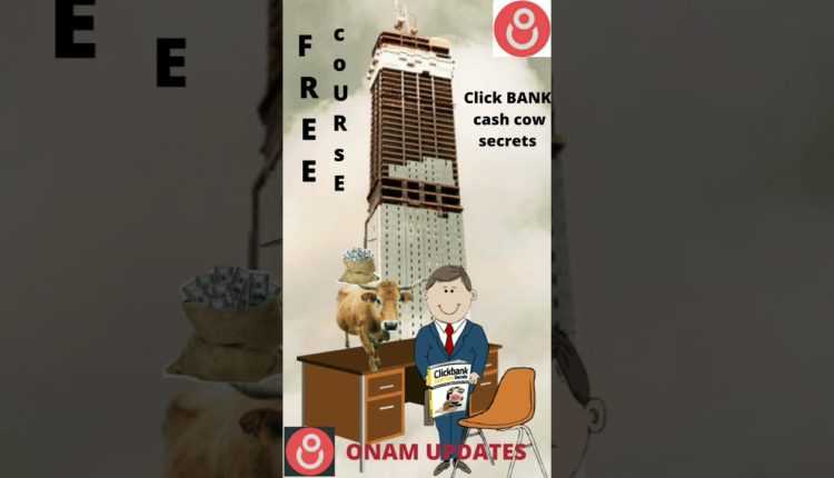 Free course: click Bank cash cow Secret's , website 90% commission, reccurring commission #shots