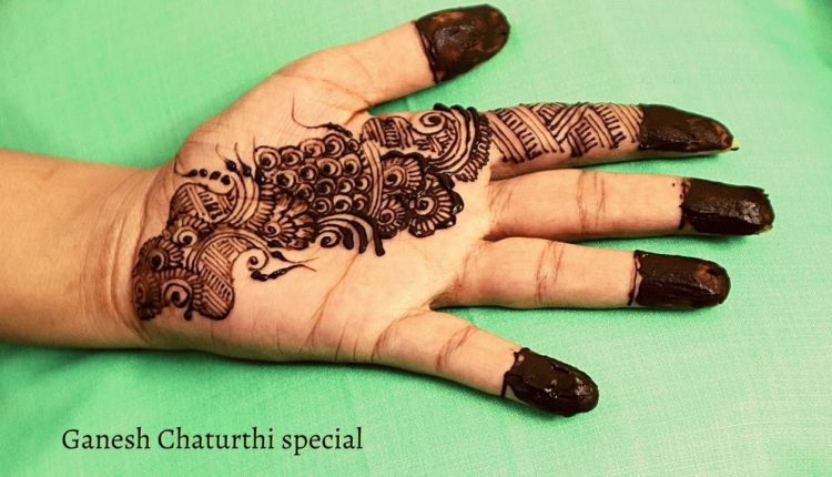 Mehndi Design Tricks for Ganesh Chaturthi || Simple Arabic Mehndi Design | Best Mehndi Designs