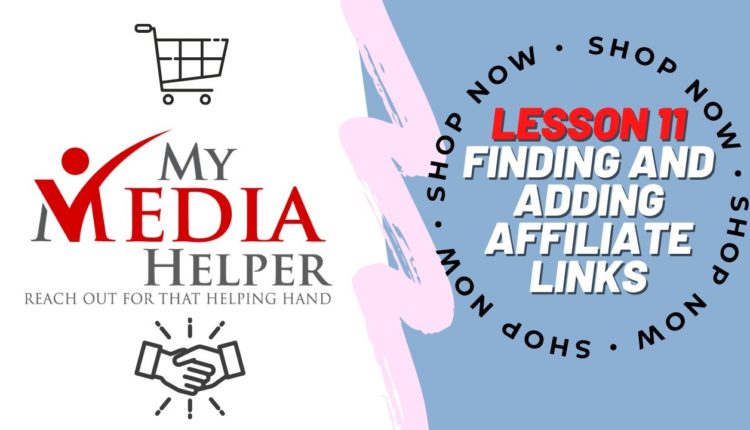 Lesson 11 - How To...Find Affiliate Links - Clickbank Commission Junction Impact Amazon ShareaSale