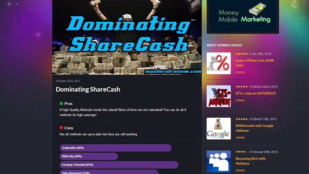 Review of - Dominating ShareCash