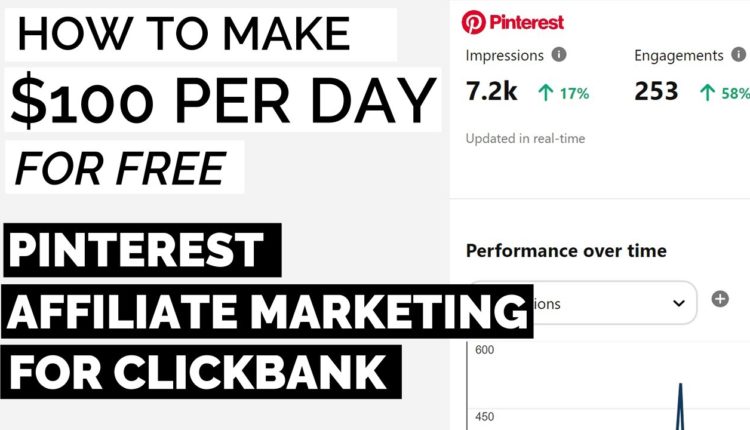 Pinterest Affiliate Marketing CLICKBANK $100 Per Day
