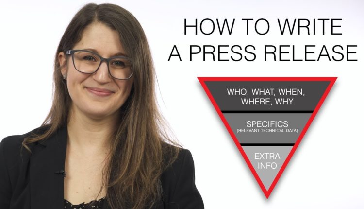 How to Write a Press Release