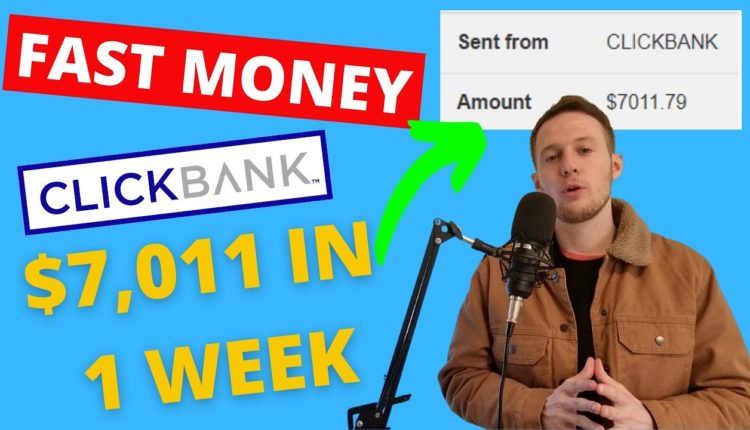 I Made $7,011 In 1 Week | ClickBank Affiliate Marketing