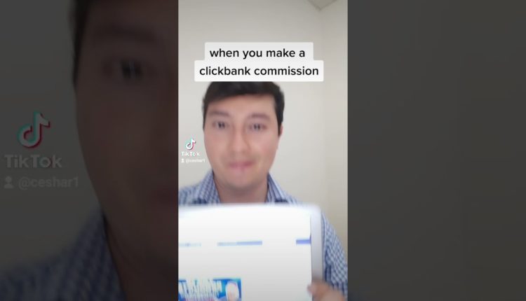 when you make a clickbank commission #shorts