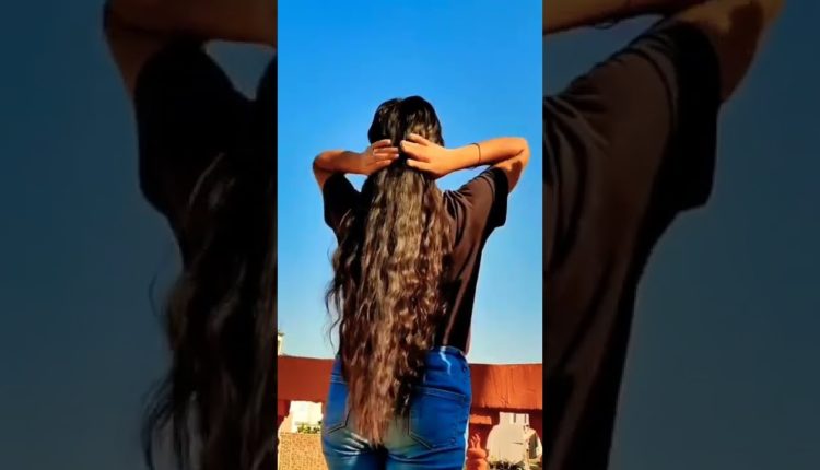 Lovely Long hair Bun drop #shorts #longhair #tiktok