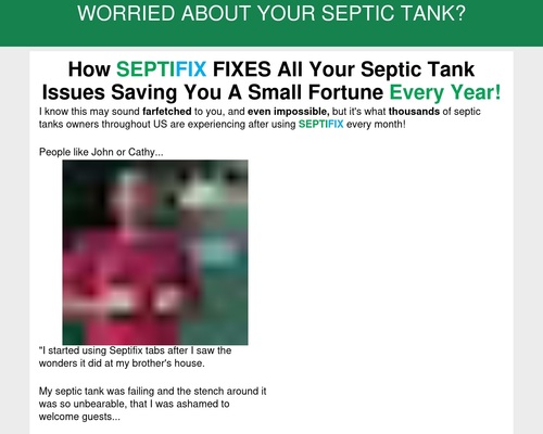 SEPTIFIX - The #1 Septic Tank Treatment in US - Huge Niche & $$$!