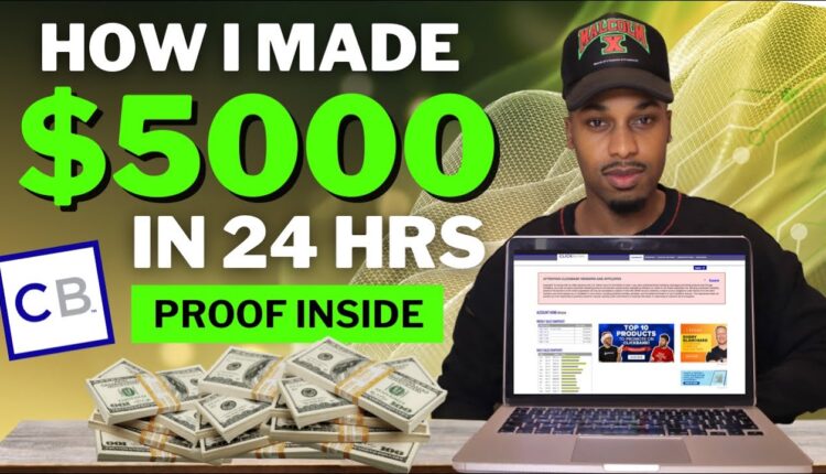 How I Made $5000 In 24 Hours With Clickbank Affiliate Marketing (PROOF INSIDE)