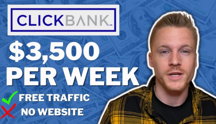 Promote CLICKBANK Products WITH Free Traffic (Clickbank Affiliate Marketing 2022)