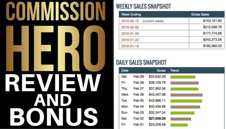Commission Hero Review and Bonus