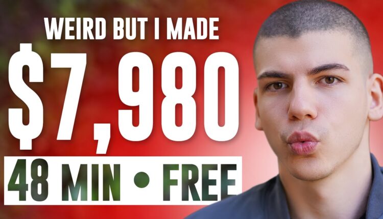 WEIRD Way To Earn $29.56 EVERY 3 Min With NEW CPA Marketing Method (Start An Online Business)