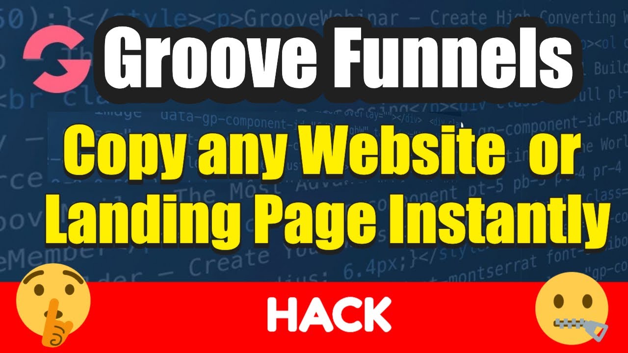 How to Copy and Paste Any Website or Landing Page Instantly | Groovefunnels Hack