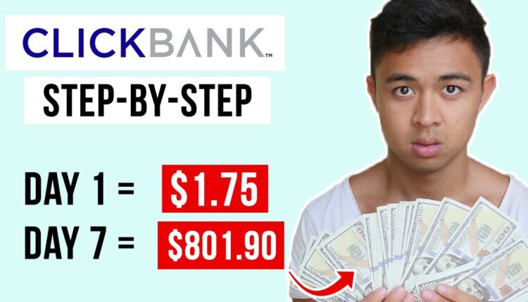 Earn $800 With ClickBank Affiliate Marketing (FREE PayPal Money)
