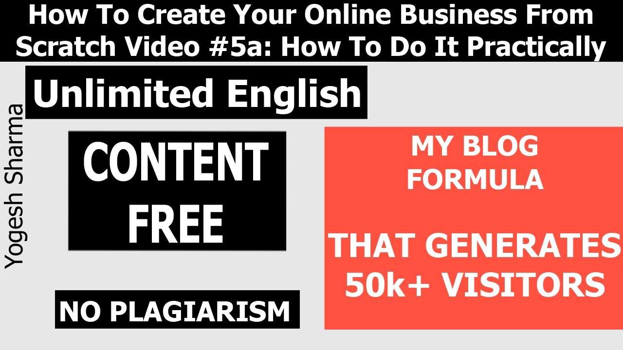 Create Unlimited Free Content | Best Tricks To Create Unique Content For Blogs | Earn Money Via Blog