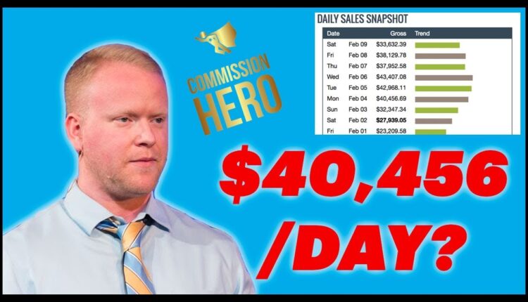Commission Hero Review $40,000 PER DAY Affiliate Marketing Training Course by Robby Blanchard